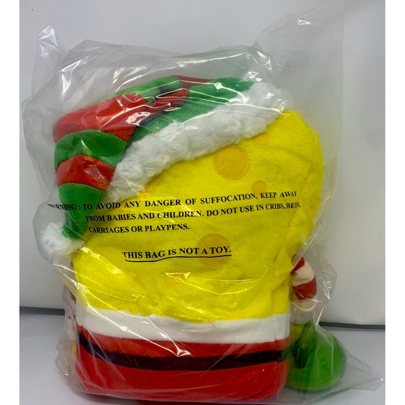 Spongebob Squarepants Macys Holiday 2014 Stuffed Yellow Toy 18" - Picture 2 of 6